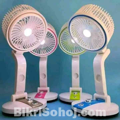 Rechargeable folding fan with LED light ? ফ্যান